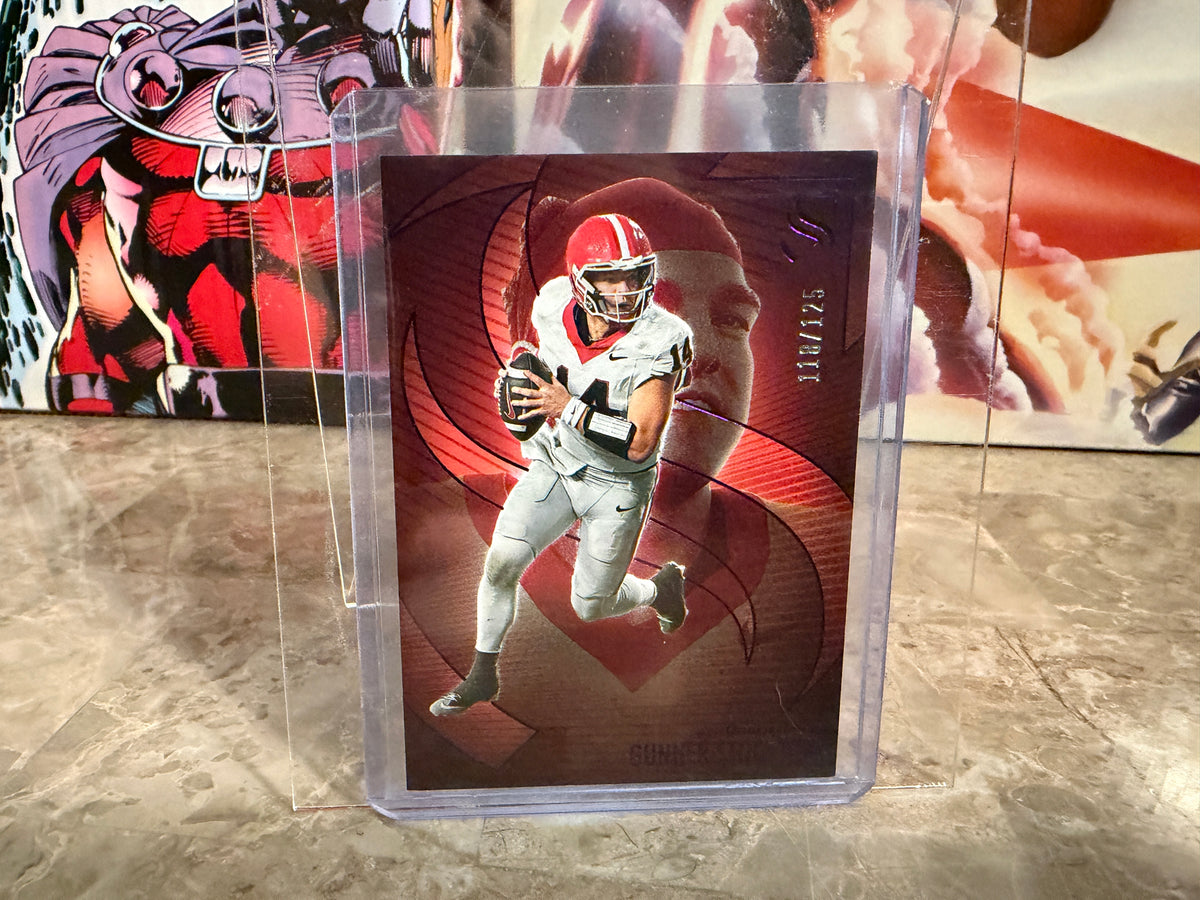 Gunner Stockton 2025 Panini Silhouette Football Base Purple /125 #17