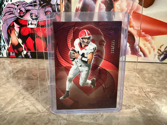 Gunner Stockton 2025 Panini Silhouette Football Base Purple /125 #17