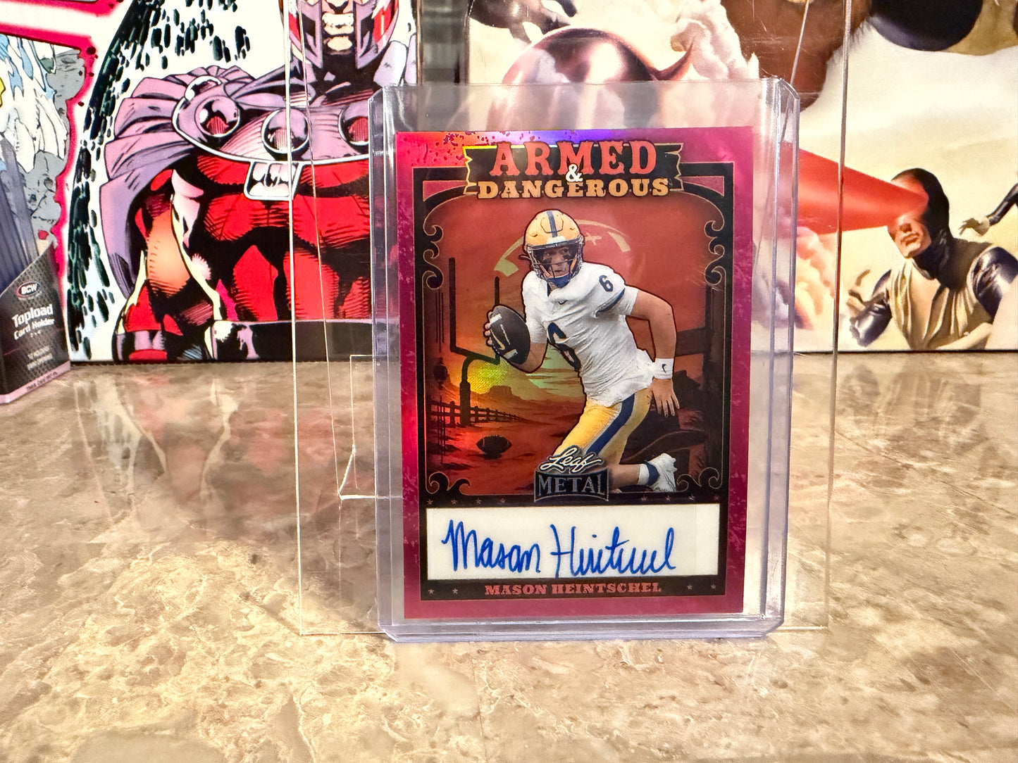 Mason Heintschel Leaf Metal Football Armed & Dangerous Auto Pink /6