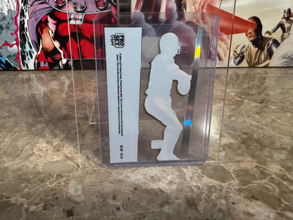 Terry Bradshaw 2026 Leaf Pro Set Metal Football Pure Greatness Acetate Clear /5