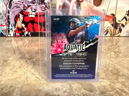 2025 Leaf Optichrome Baseball Kaelen Culpepper Aquatic Auto Tuna 1/1