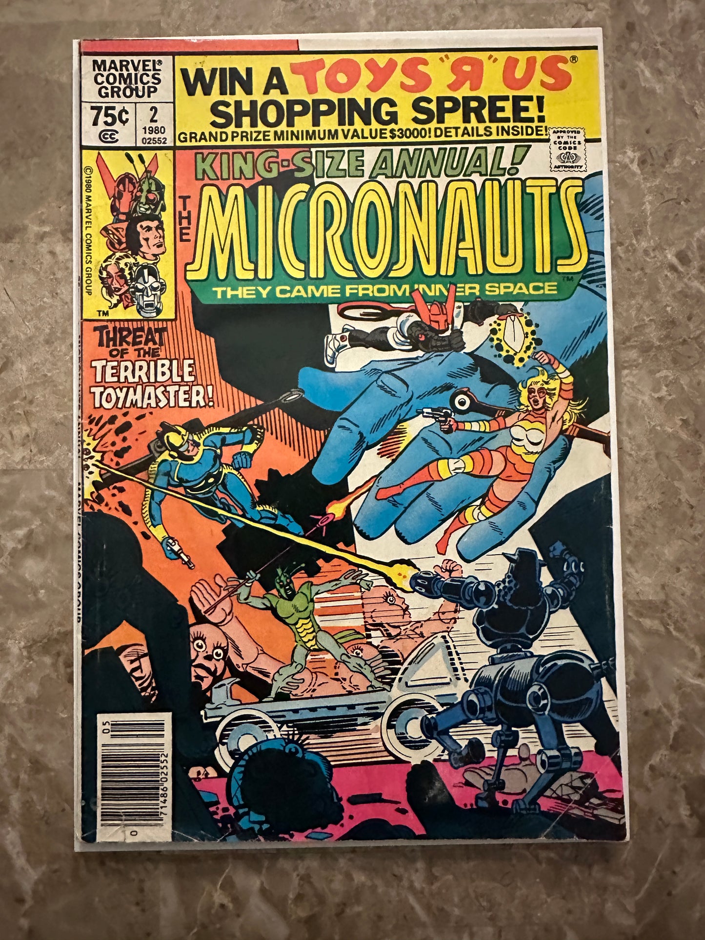 Micronauts Annual #1 VF 8.0 + Bonus #2 (1979 Marvel)