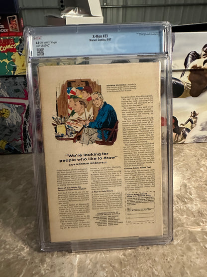 X-Men #33 CGC 6.0 (Marvel 1967)