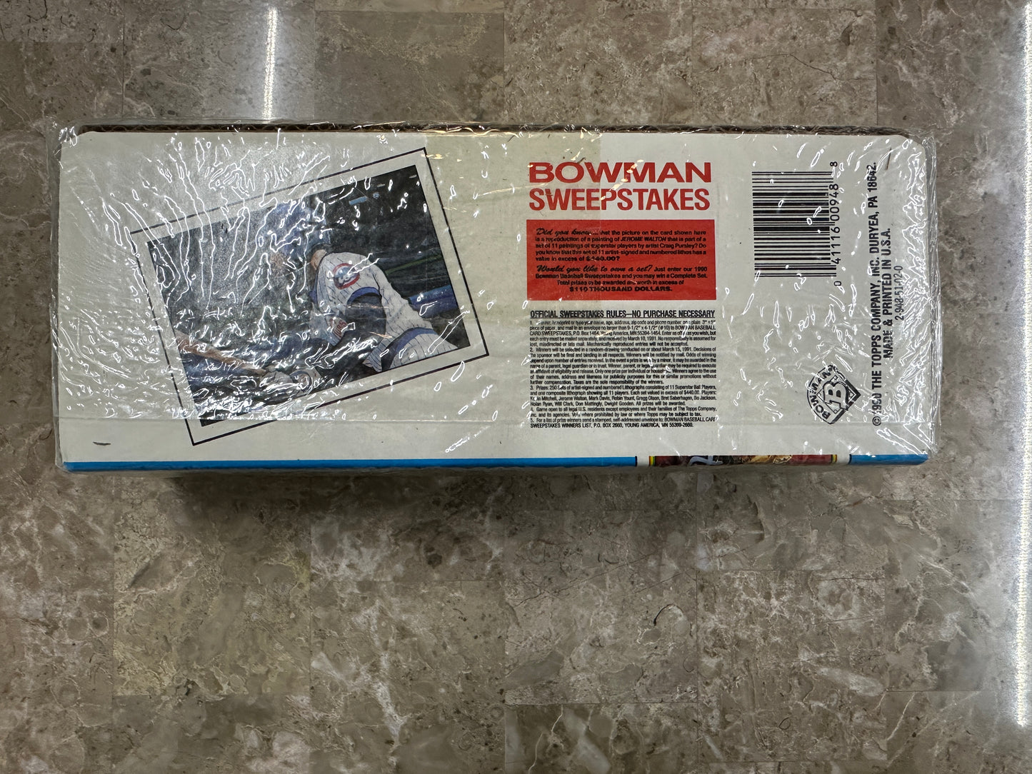 1990 Bowman Baseball Complete Set Factory Sealed