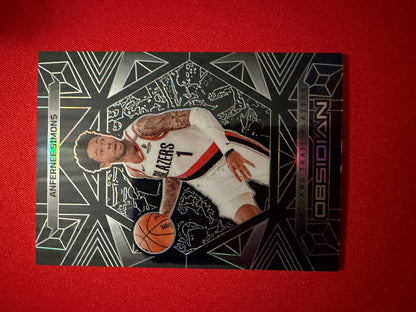 Anfernee Simons 2024-25 Panini Obsidian Basketball Base #19