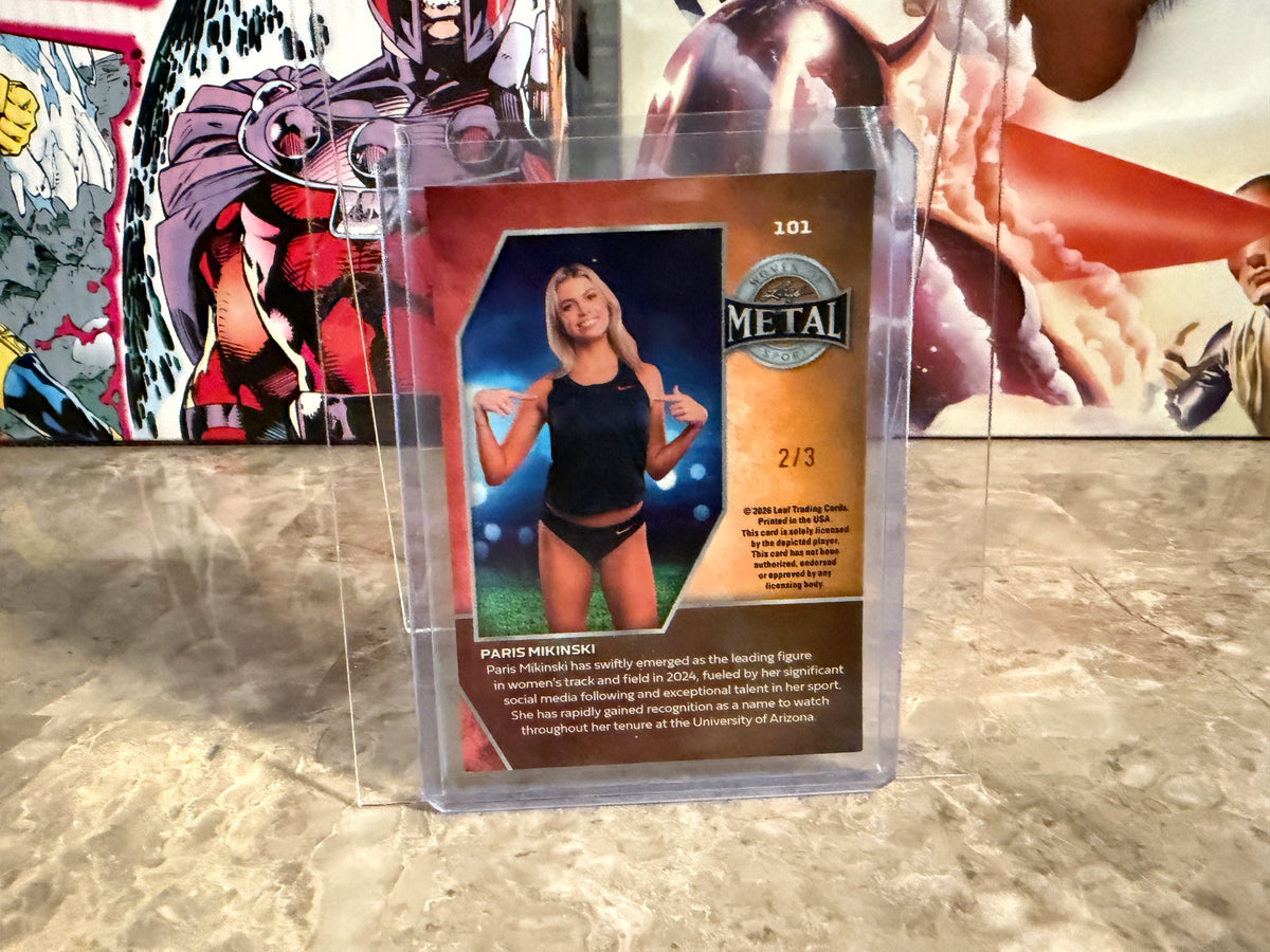 Paris Mikinski 2026 Leaf Women of Sport Base Red Prismatic /3 #101