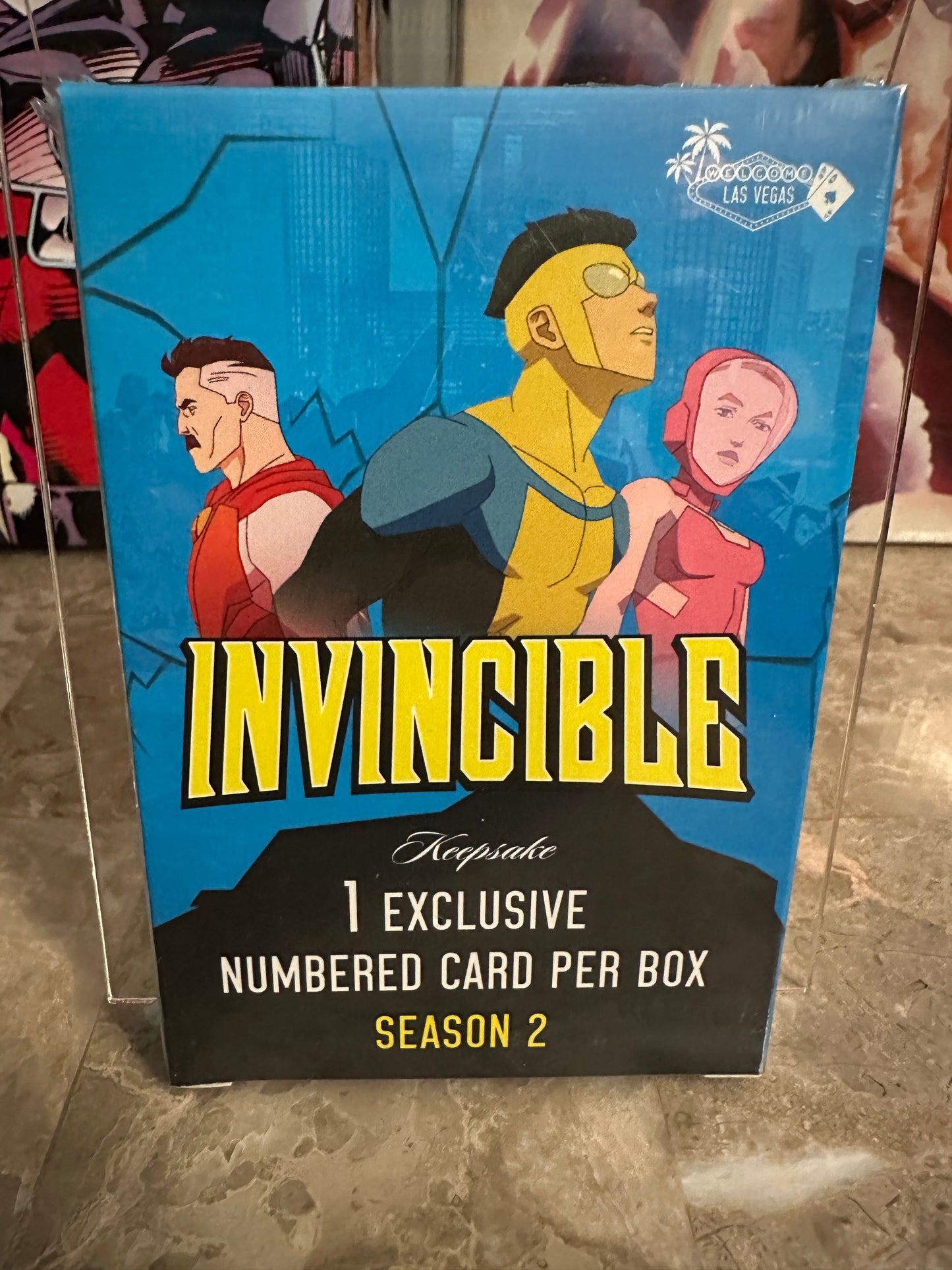 2026 Invincible Season 2 Exclusive Mystery Box LVL UP Vegas Debut Signagraph