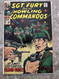 Sgt Fury #58 FN- 5.5 (Marvel Comics 1968) - Higher Grade with tanning