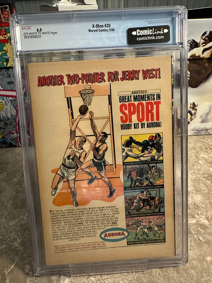 X-Men #20 CGC 6.0 (Marvel 1966)