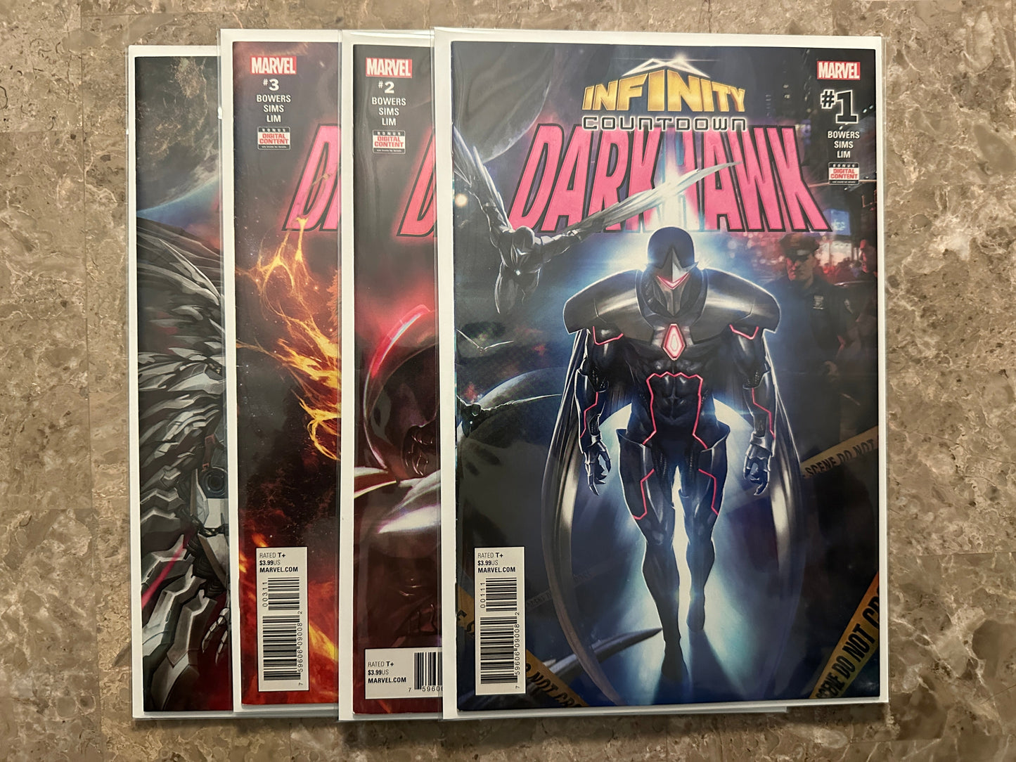 Infinity Countdown Darkhawk #1-4 Full Set High Grade (Marvel 2018)