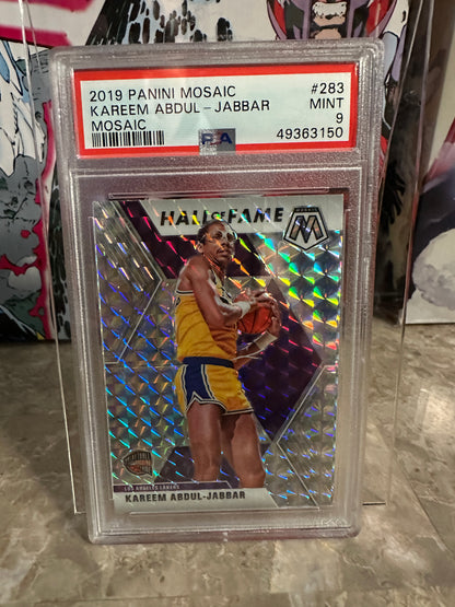 Kareem-Abdul Jabbar #283 PSA 9 Mint (2019 Panini Mosaic) - Mosaic