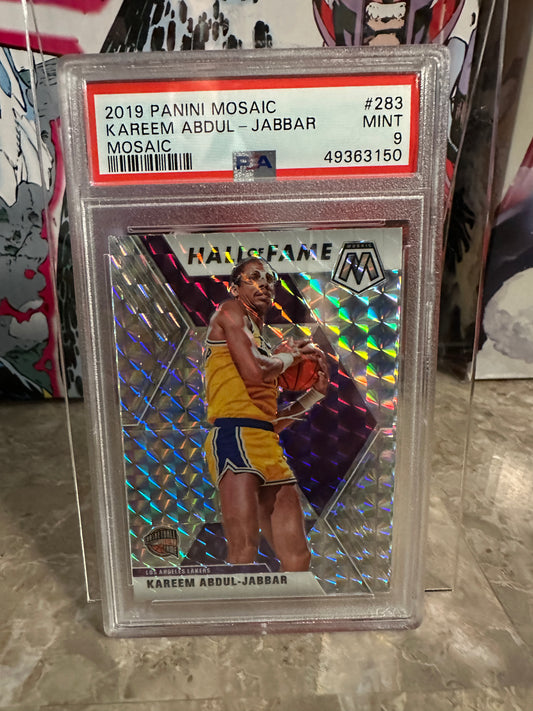Kareem-Abdul Jabbar #283 PSA 9 Mint (2019 Panini Mosaic) - Mosaic