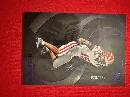 Chris Henry Jr. 2025 Panini Silhouette Football Base Purple /125 #20