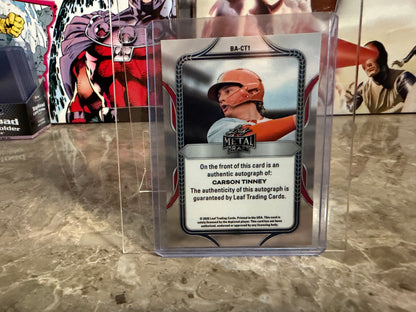 Carson Tinney 2026 Leaf Metal Draft Edition Base Auto #BA-CT1