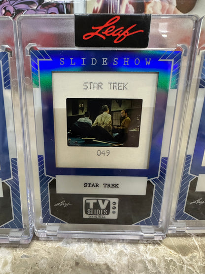 2026 Leaf Slideshow STAR TREK TOS 3-Slide Lot SPOCK This Side of Paradise PROMO