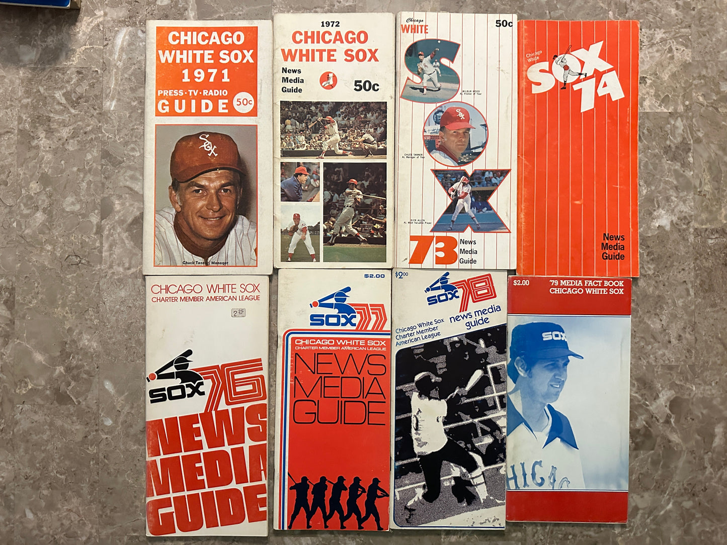 Chicago White Sox Media Guides 1965-2000 + Extras