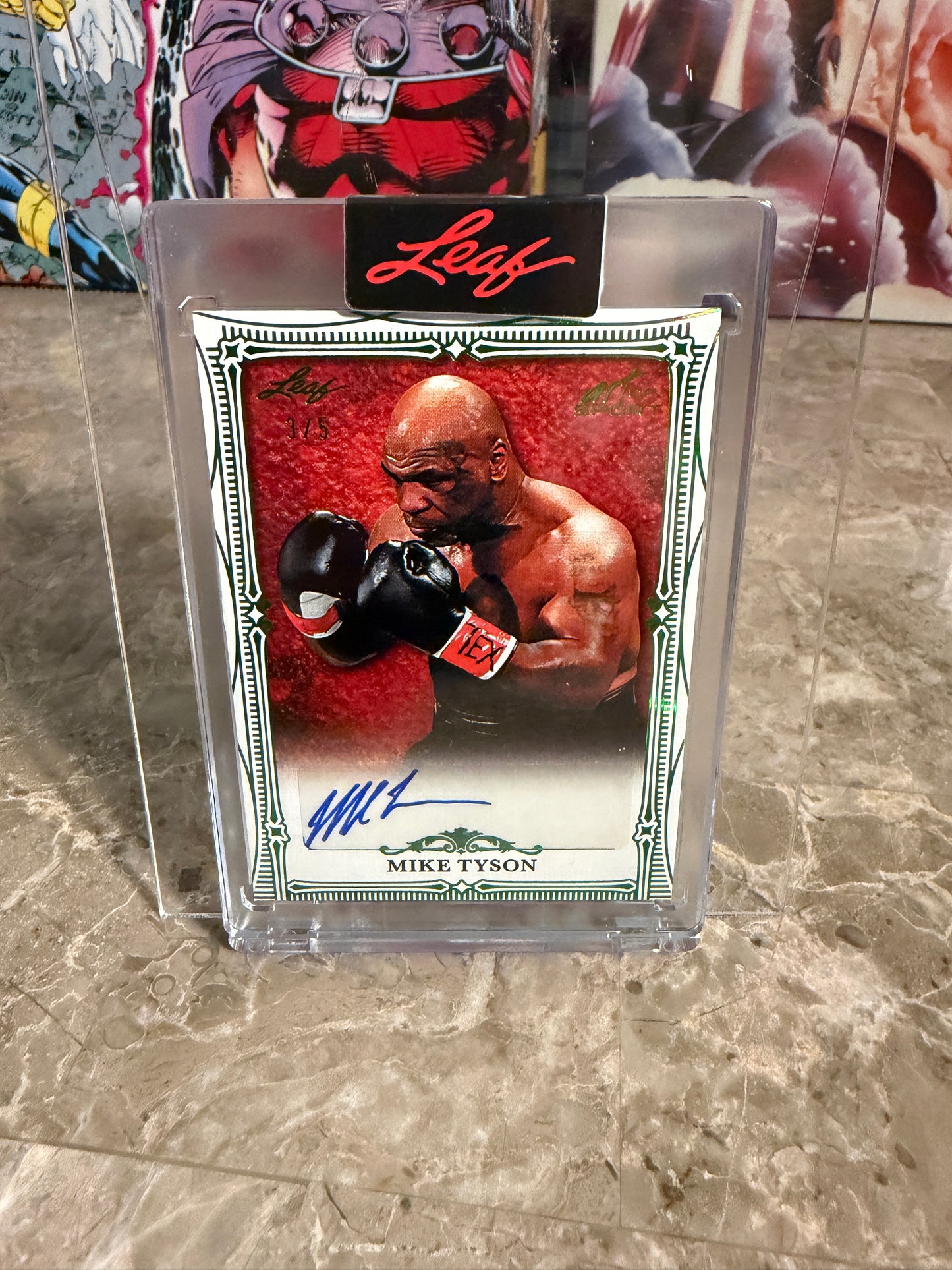 2026 Leaf Art of Sport Base Auto Mike Tyson & Sugar Ray Leonard