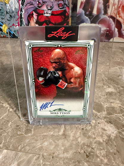 2026 Leaf Art of Sport Base Auto Mike Tyson & Sugar Ray Leonard