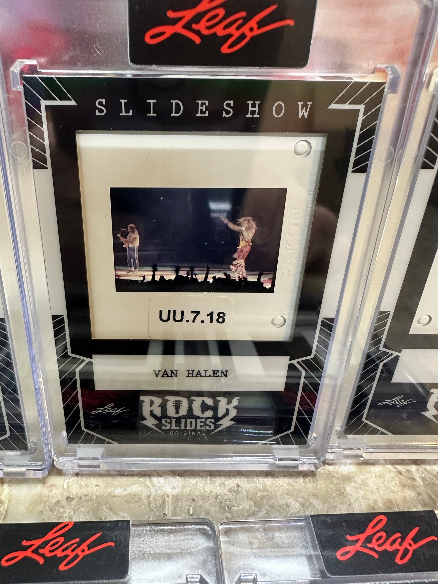 2026 Leaf Slideshow VAN HALEN 7-Slide LOT Classic David Lee Roth Era 1978-1984