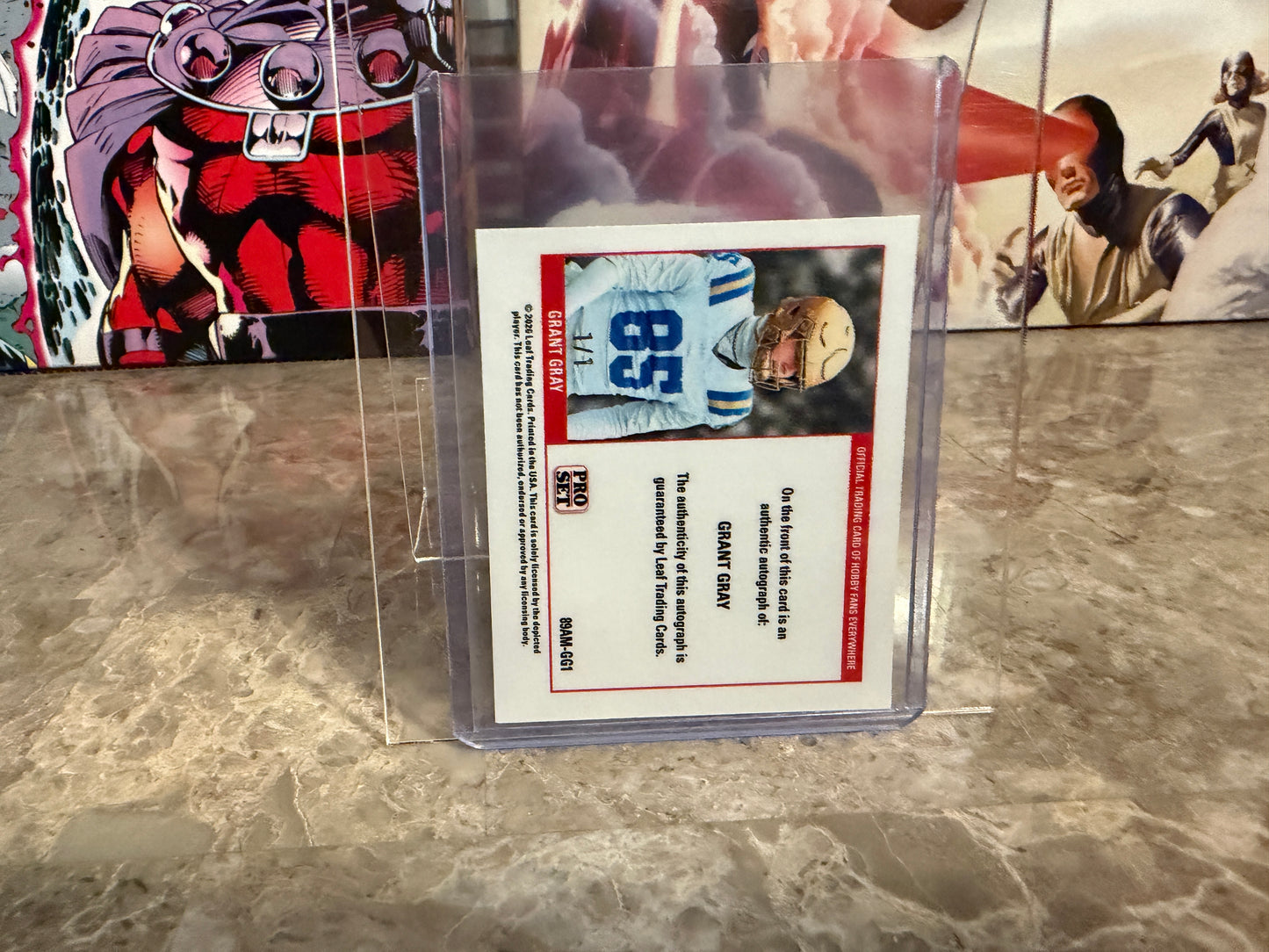 Grant Gray 2026 Leaf Pro Set Metal 1989 Mini Auto 1/1 Red Flood Super Prismatic
