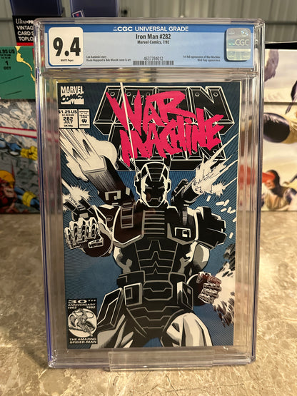 Iron Man #282 CGC 9.4 (Marvel 1992) - New Case
