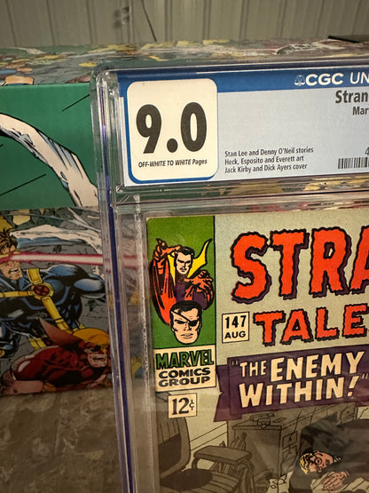 Strange Tales #147 CGC 9.0 (1966 Marvel) - Brand New Case