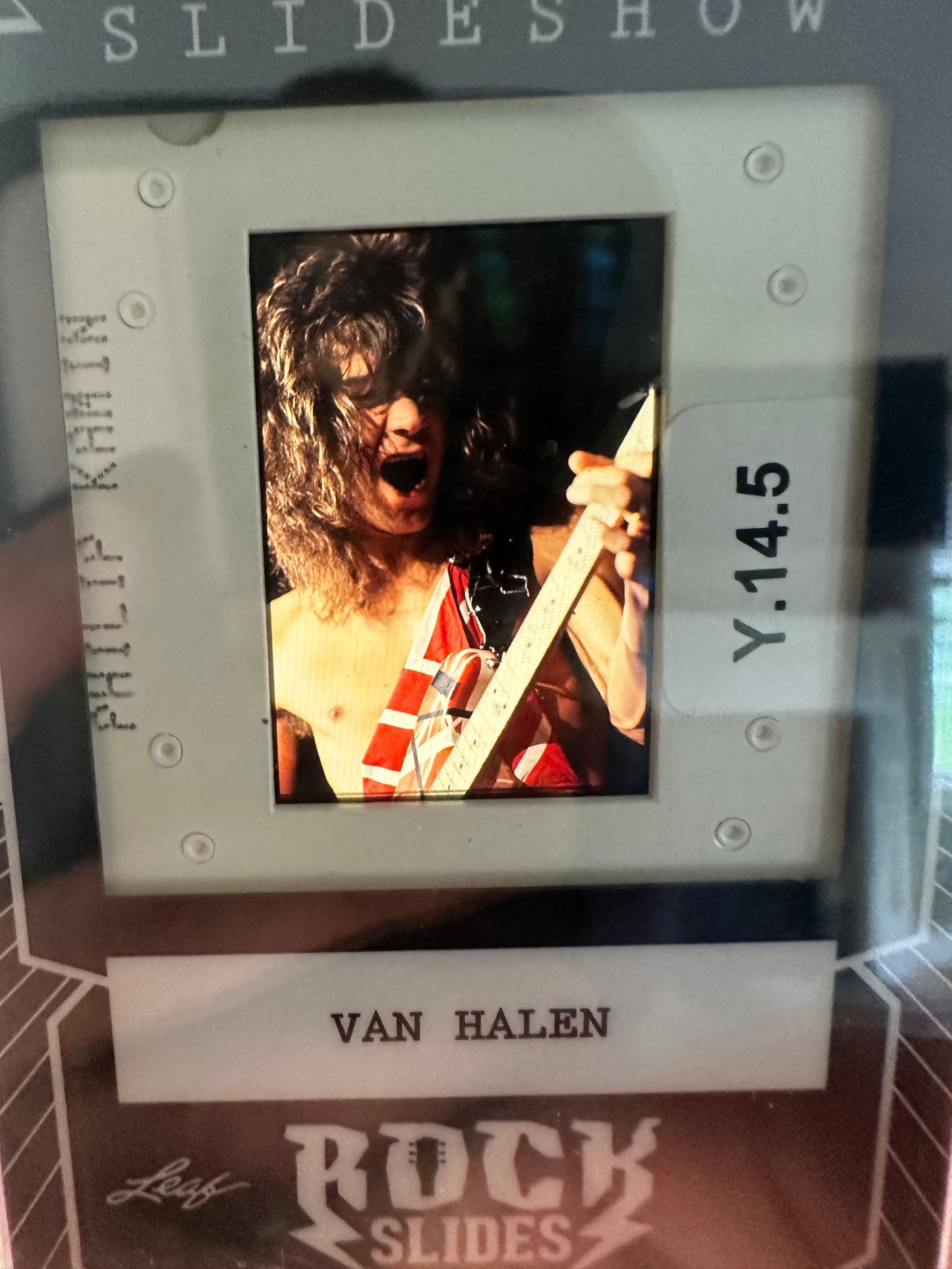 2026 Leaf Slideshow VAN HALEN 7-Slide LOT Classic David Lee Roth Era 1978-1984
