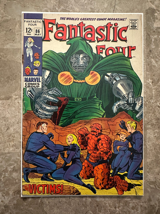 Fantastic Four #86 G/VG 3.0 (1961 Marvel Comics)