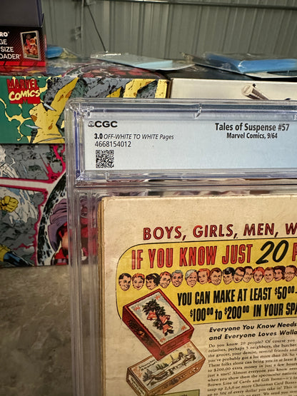 Tales of Suspense #57 CGC 3.0 (Marvel 1964) - 1st Hawkeye