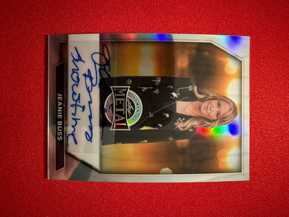 Jeanie Buss 2026 Leaf Women of Sport Base Auto "Showtime" Inscription 10/10