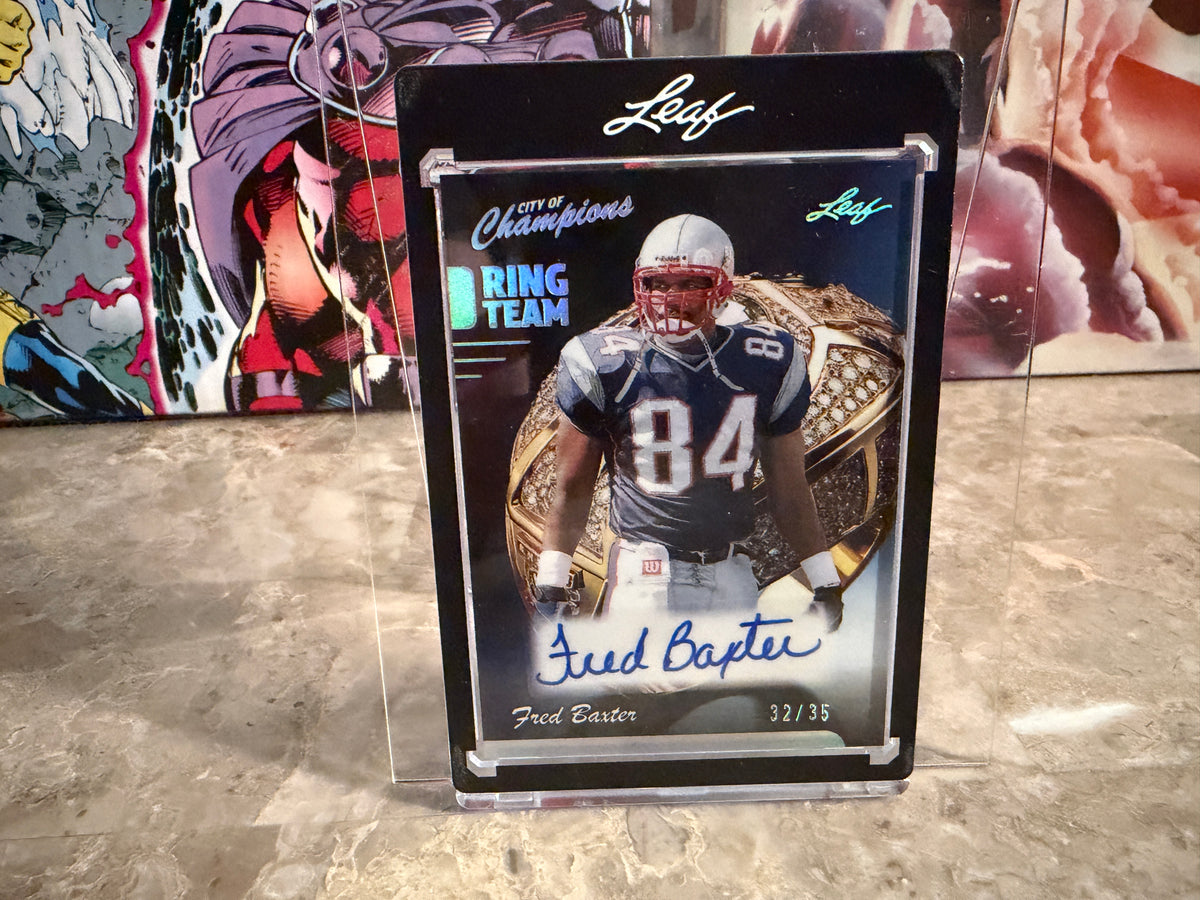Fred Baxter 2026 Leaf City of Champions Ring Team Auto Silver /35