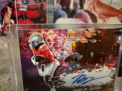 Lamar "Bo" Jackson 2026 Leaf Art of Sport Street Art Auto Bronze /35