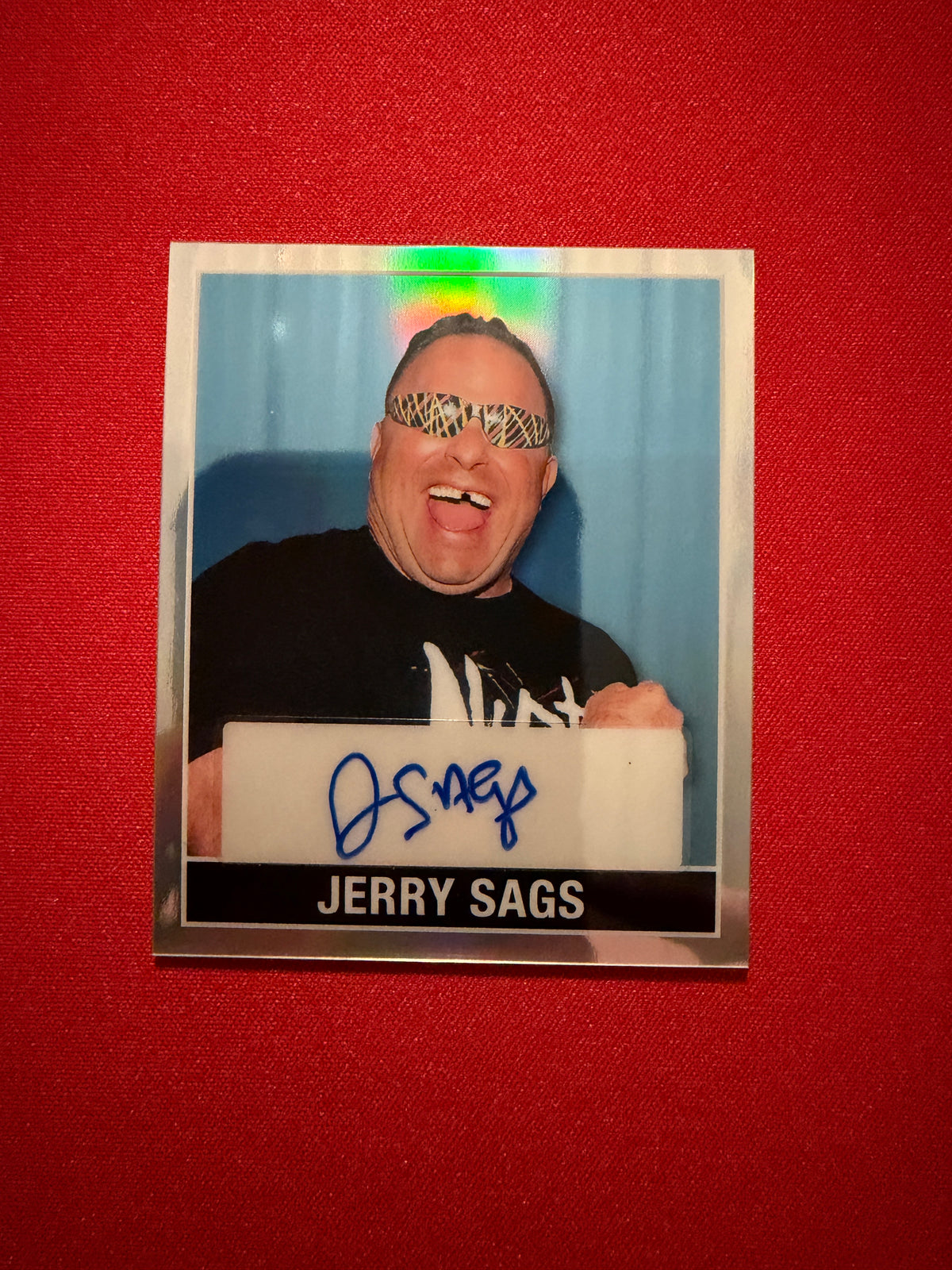 Jerry Sags 2026 Leaf Metal Ring Kings 1948 Auto Platinum /8