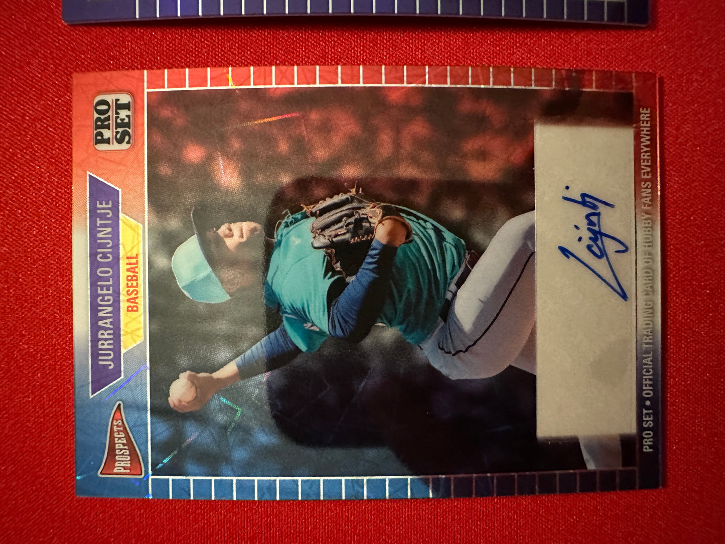 2026 Pro Set Jurrangelo Cijntje 1989 Lazer Auto 1/1 & Purple Prismatic 7/7 Lot
