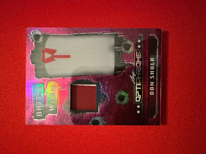 2026 Leaf Optichrome Football Battle Worn Don Shula Pink Prismatic Game-Used Memorabilia /6