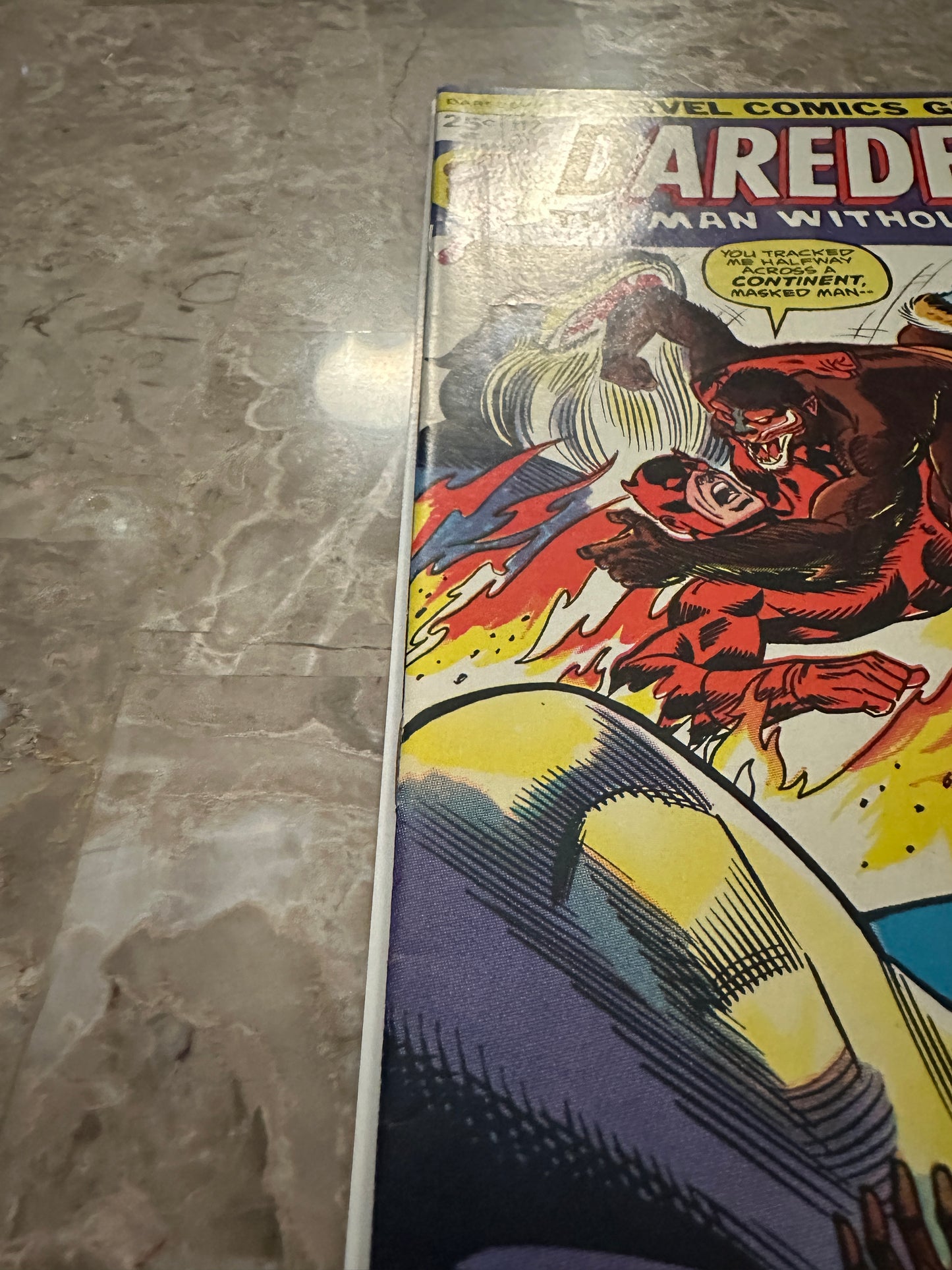 Daredevil #112 FN+ 6.5 (1974 Marvel) - Excellent color