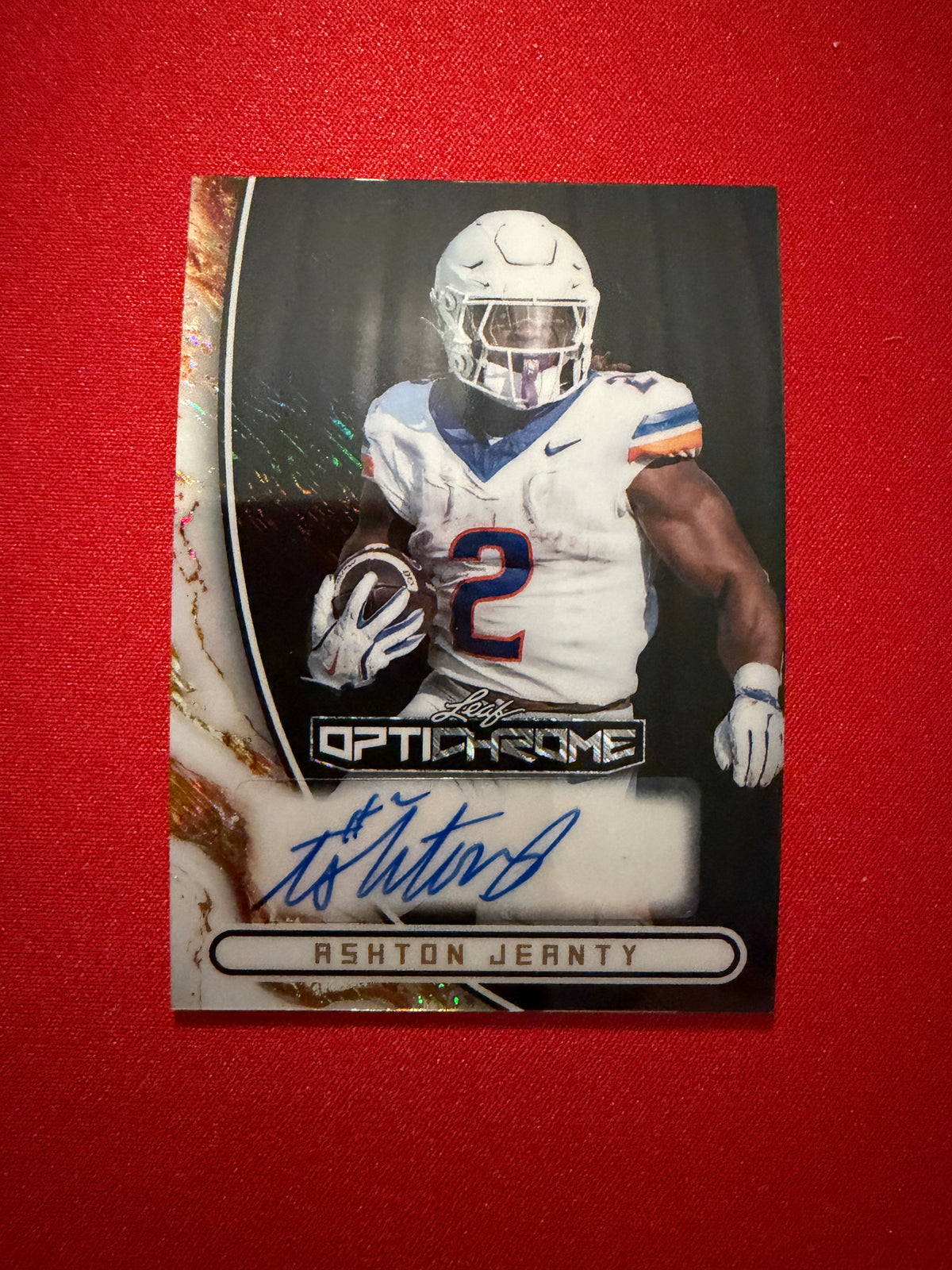 2026 Leaf Optichrome Ashton Jeanty Auto Black Shimmer /2