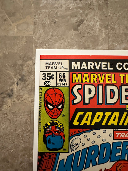 Marvel Team-Up #66 VF- 7.5 (1978 Marvel Comics)