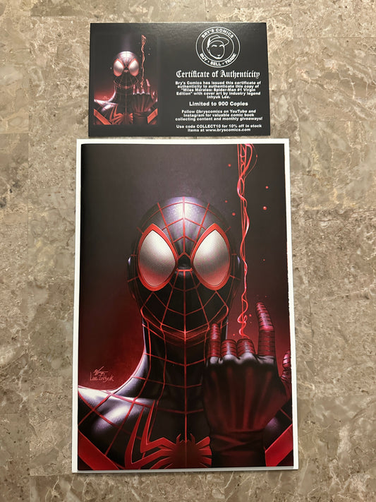 Miles Morales: Spider-Man #1 NM+ 9.6 Bry's Comics (2023 Marvel) - with COA