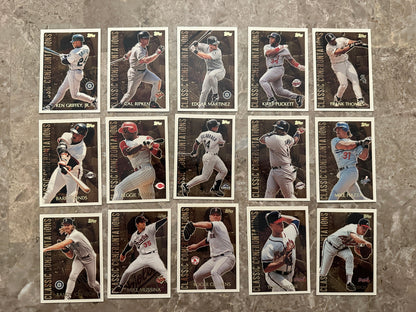 1996 Topps Classic Confrontations Full Set (15 card set)
