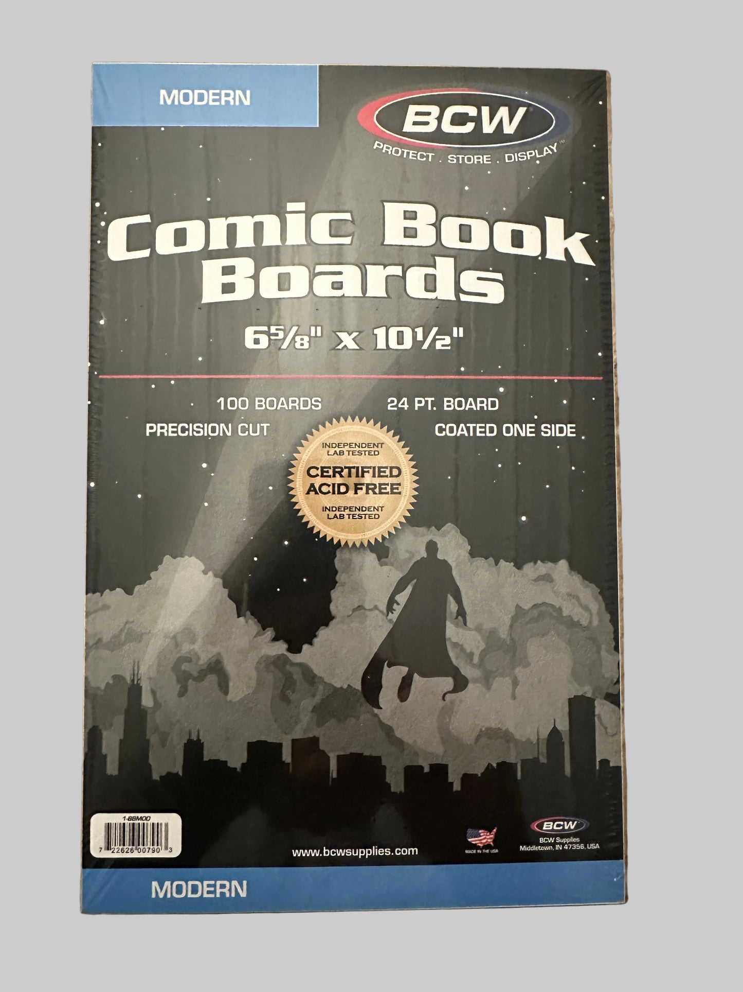 BCW Modern Age Comic Book Boards (100 Boards Sealed)