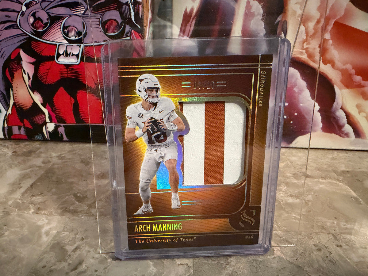 Arch Manning 2025 Panini Silhouette Football Silhouettes Multicolor Patch /10