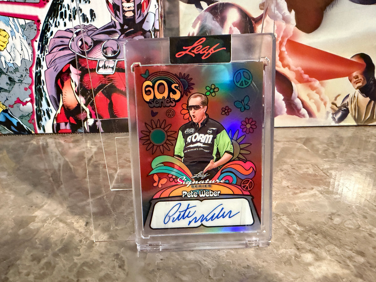 Pete Weber 2026 Leaf Signature Series 60s Series Auto 1/1