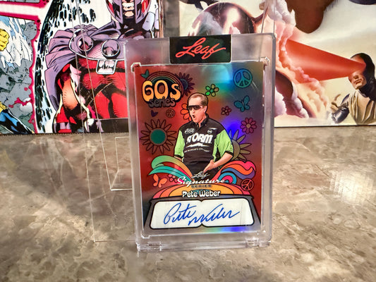 Pete Weber 2026 Leaf Signature Series 60s Series Auto 1/1