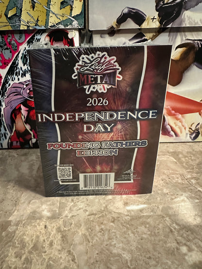 2026 Leaf Metal Independence Day Founding Fathers Box