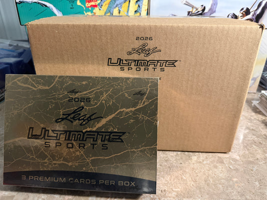 2026 Leaf Ultimate Sports Hobby 10-Box Case