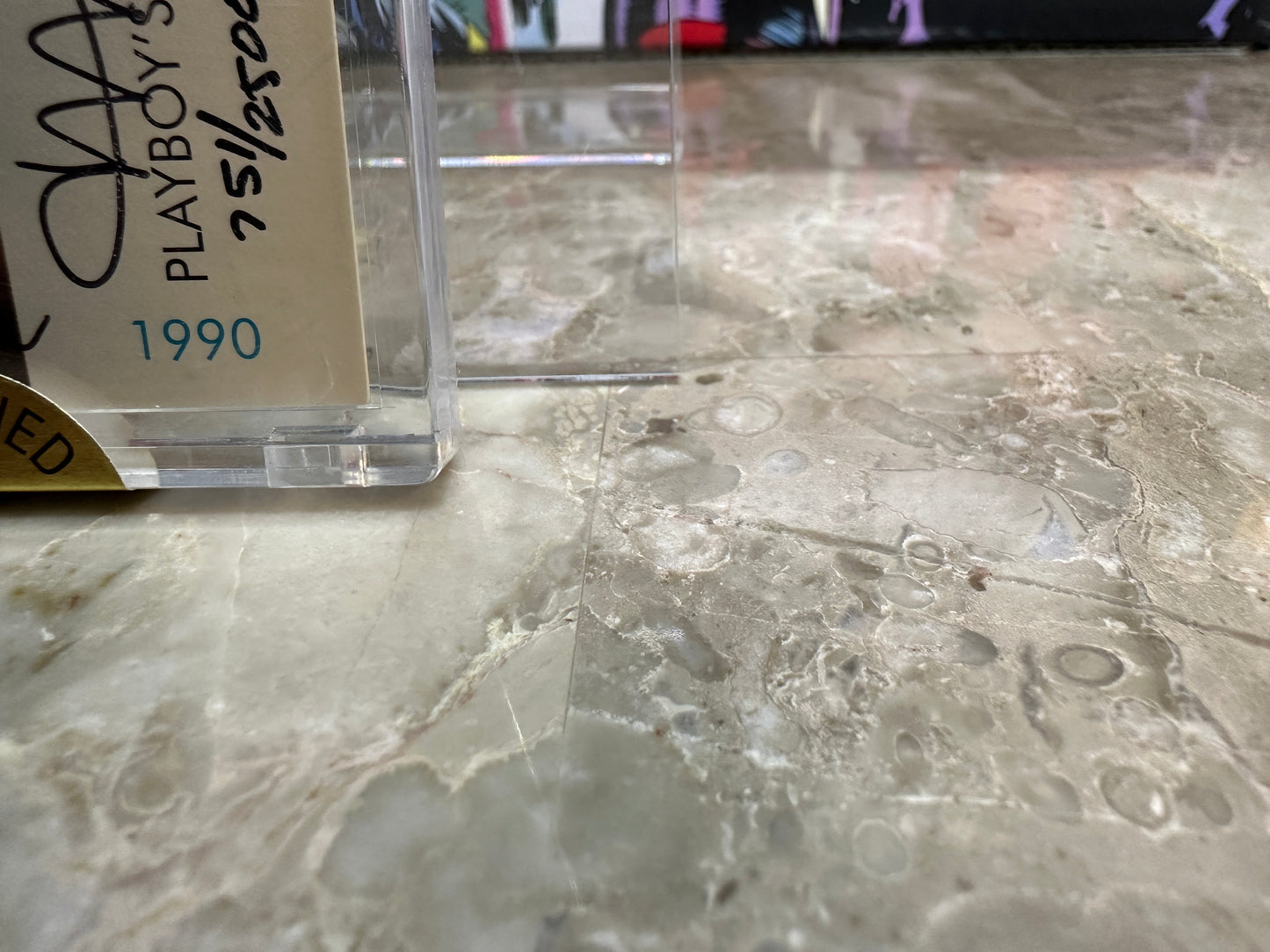 Pamela Anderson #111 Autograph Card (1994 Playboy Sports Time Certified) - 751/2500