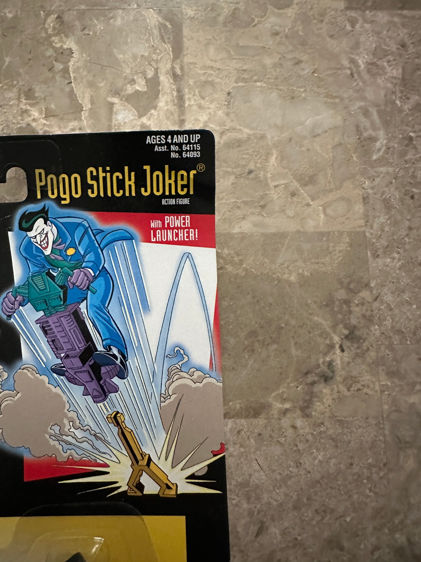 The Adventures of Batman & Robin Pogo Stick Joker (Kenner) - New Sealed