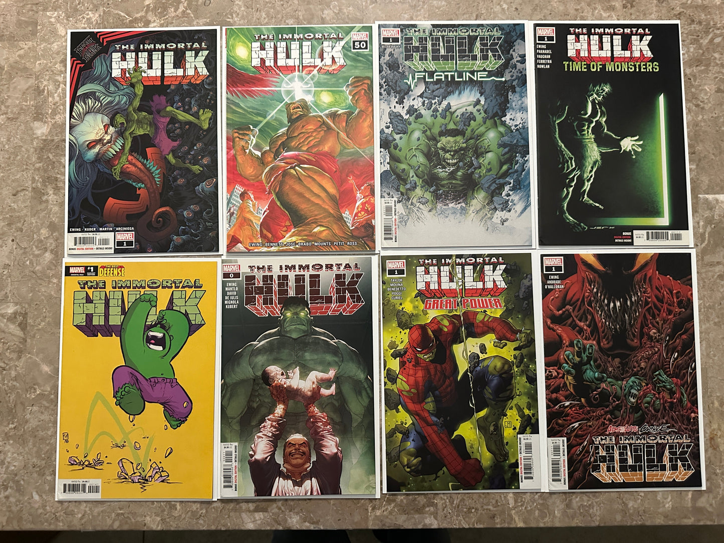 Immortal Hulk #0-50 + Extras High Grade (2018 Marvel Comics)