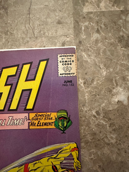 Flash #153 VG- 3.5 (1965 DC Comics)